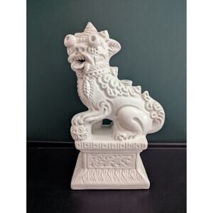 Vintage Italy Ceramic Blanc de Chine Foo Dog!
